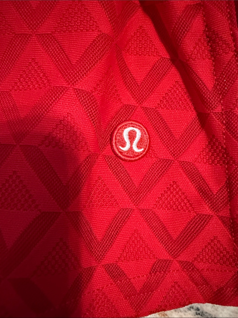 lululemon athletica Red Diamond-Texture Skater Skirt - Picture 2 of 5